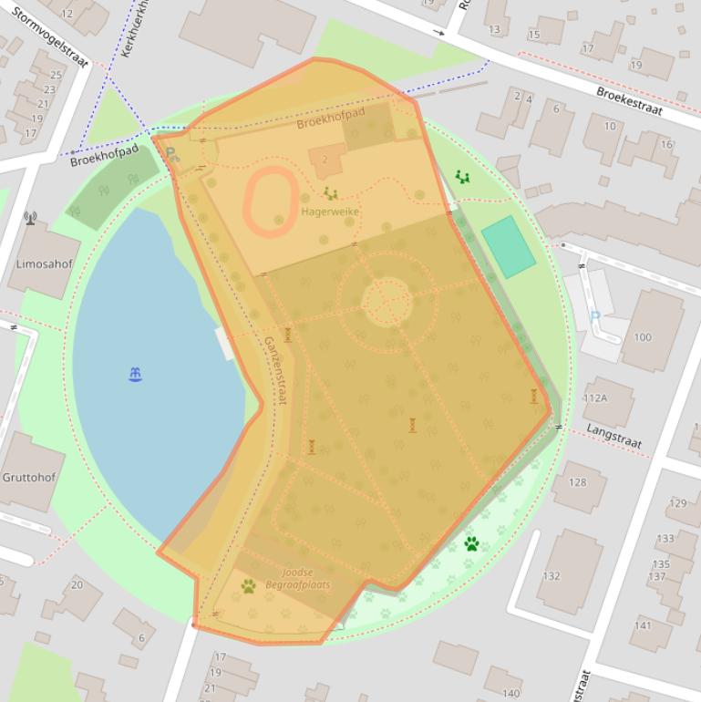Kaart van postcodegebied 5912GZ.