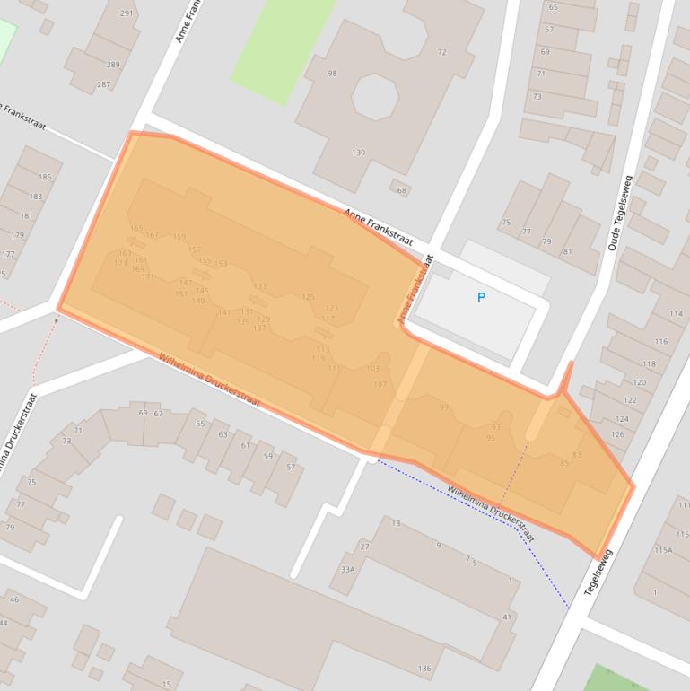 Kaart van postcodegebied 5912HA.