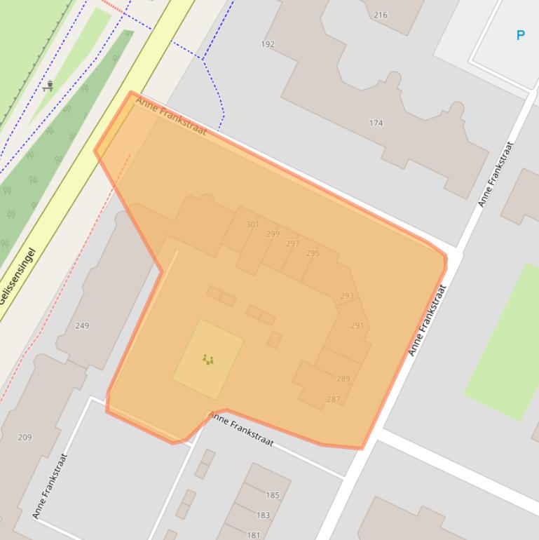 Kaart van postcodegebied 5912HE.