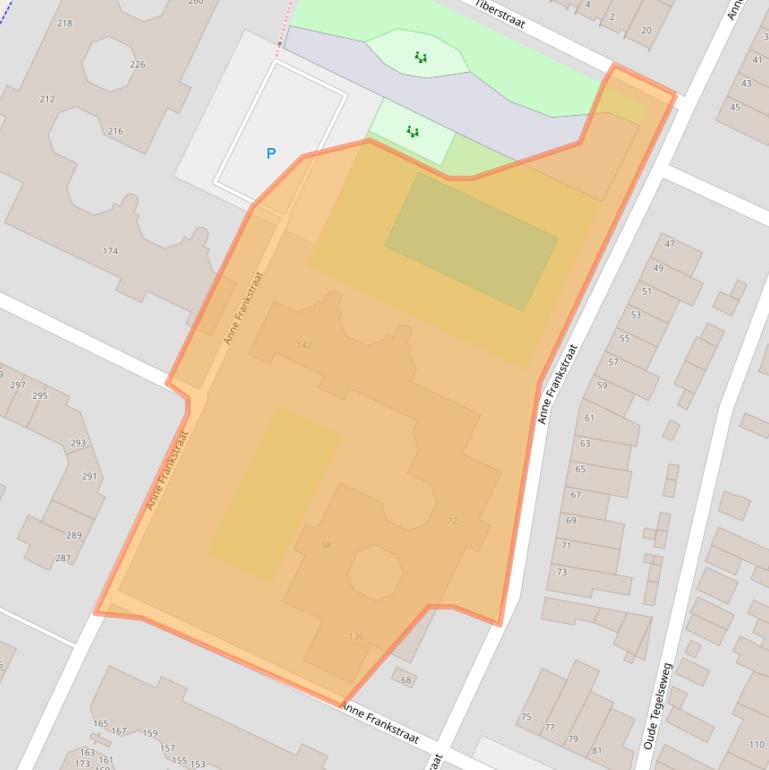 Kaart van postcodegebied 5912HH.