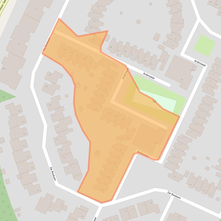 Kaart van postcodegebied 5912JB.