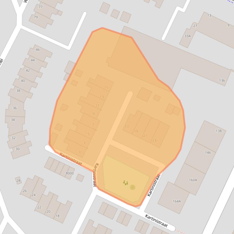 Kaart van postcodegebied 5912JH.
