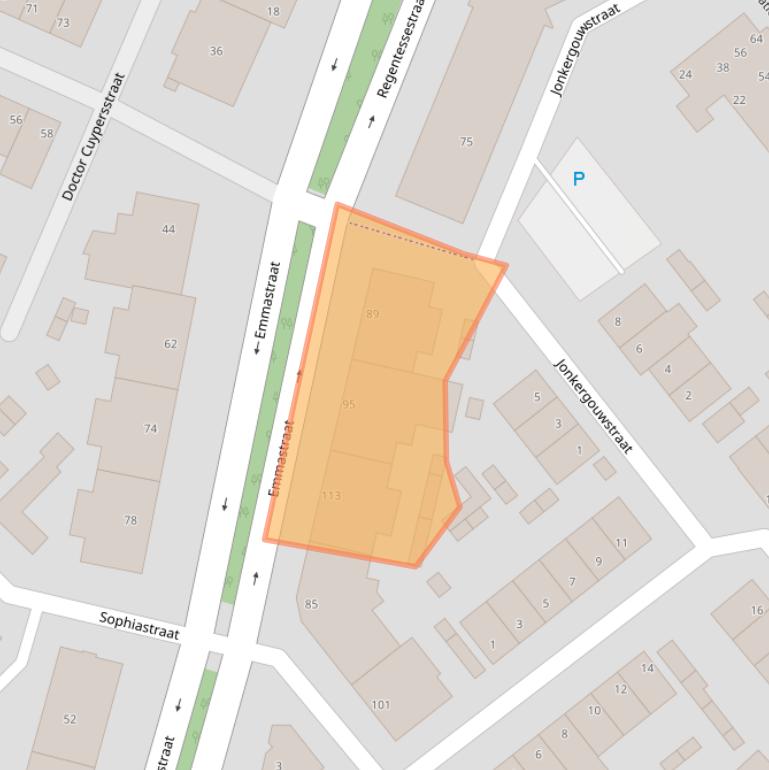 Kaart van postcodegebied 5912KH.