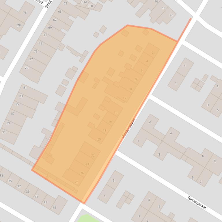 Kaart van postcodegebied 5912KT.