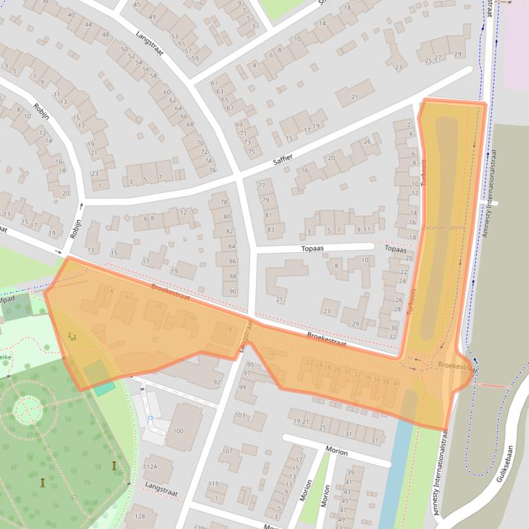Kaart van postcodegebied 5912PD.