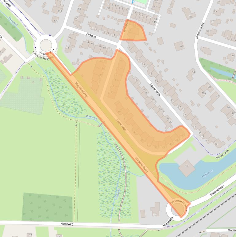 Kaart van postcodegebied 5912ST.