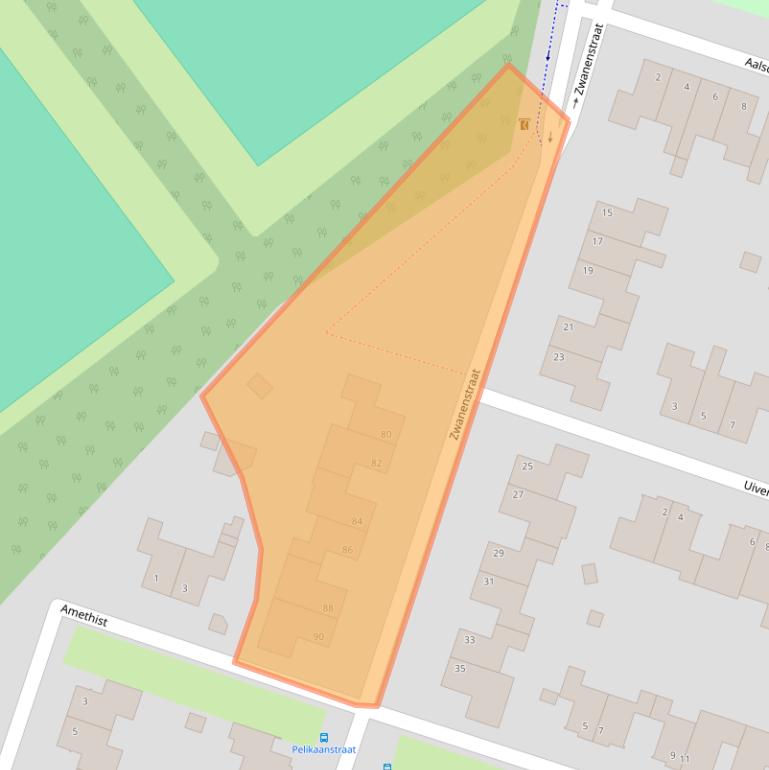 Kaart van postcodegebied 5912TG.