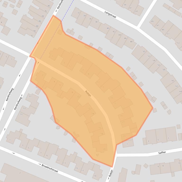 Kaart van postcodegebied 5912TM.