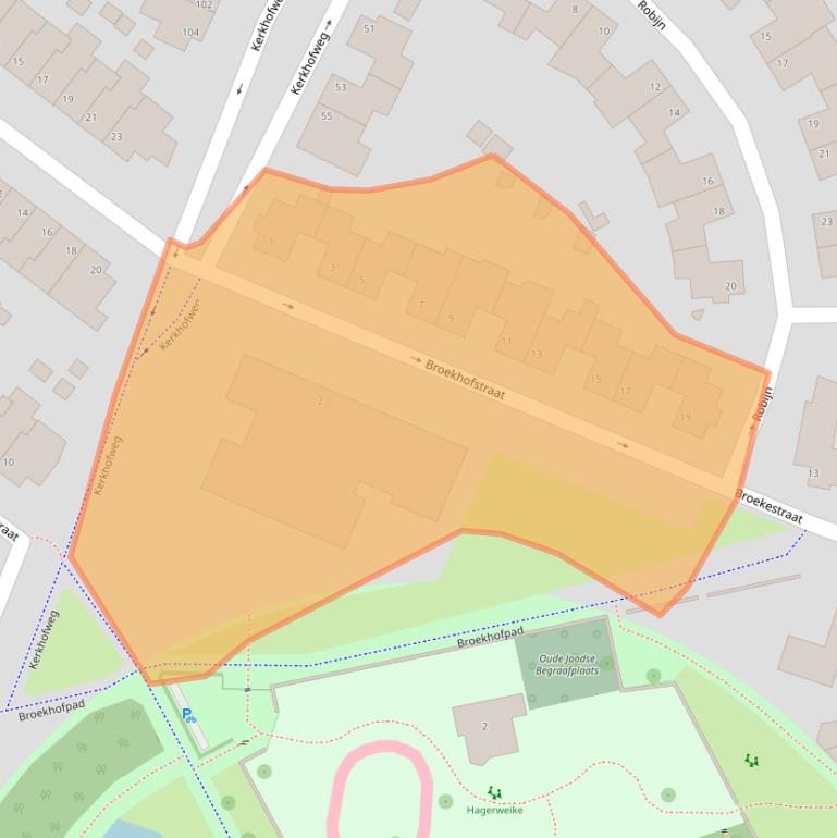 Kaart van postcodegebied 5912TP.