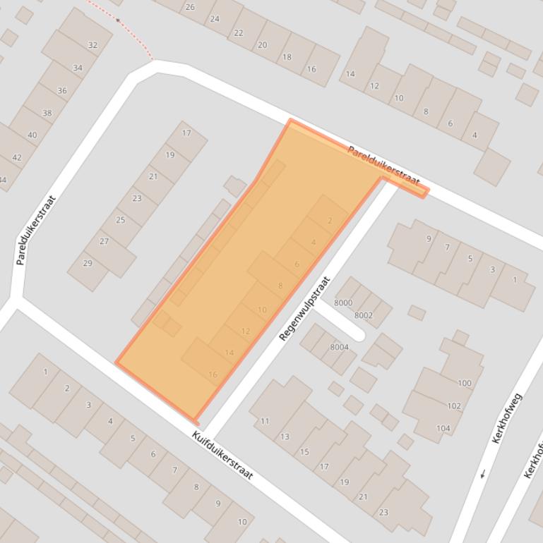 Kaart van postcodegebied 5912TS.