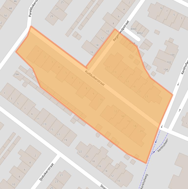 Kaart van postcodegebied 5912VA.