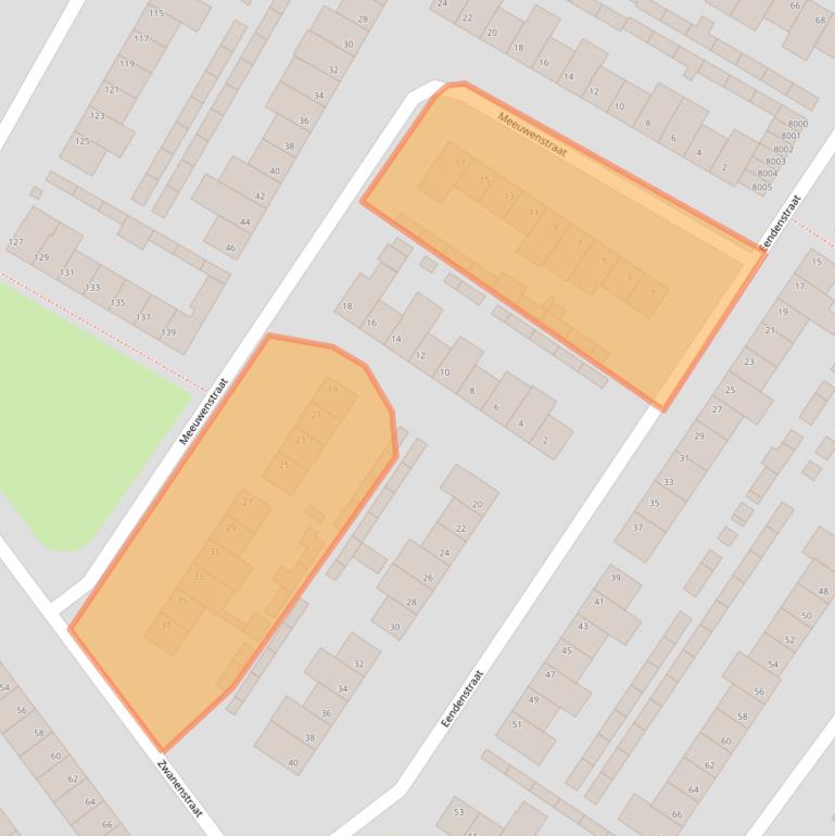 Kaart van postcodegebied 5912VJ.