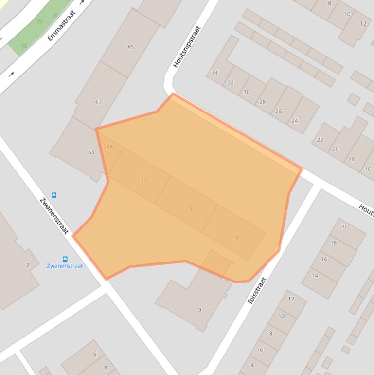 Kaart van postcodegebied 5912VL.