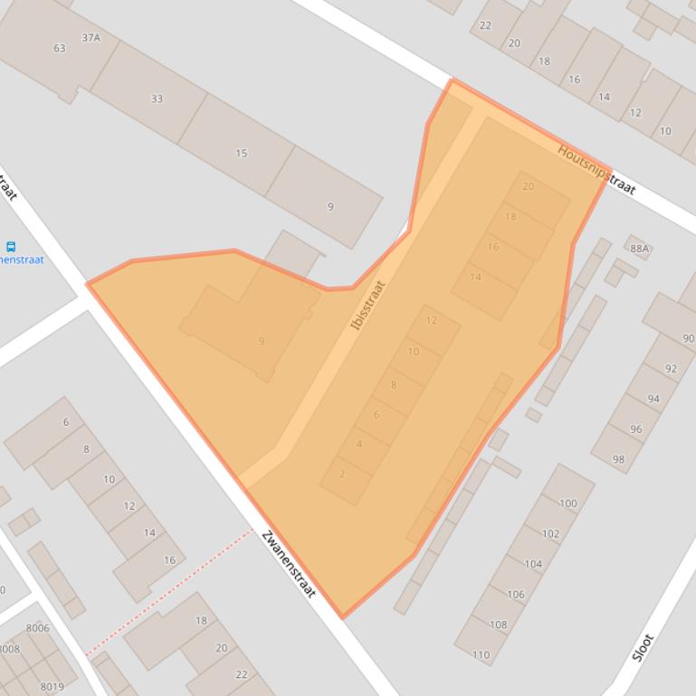 Kaart van postcodegebied 5912VP.