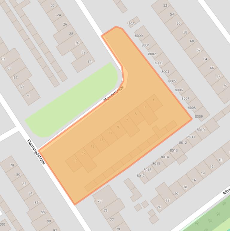 Kaart van postcodegebied 5912VT.