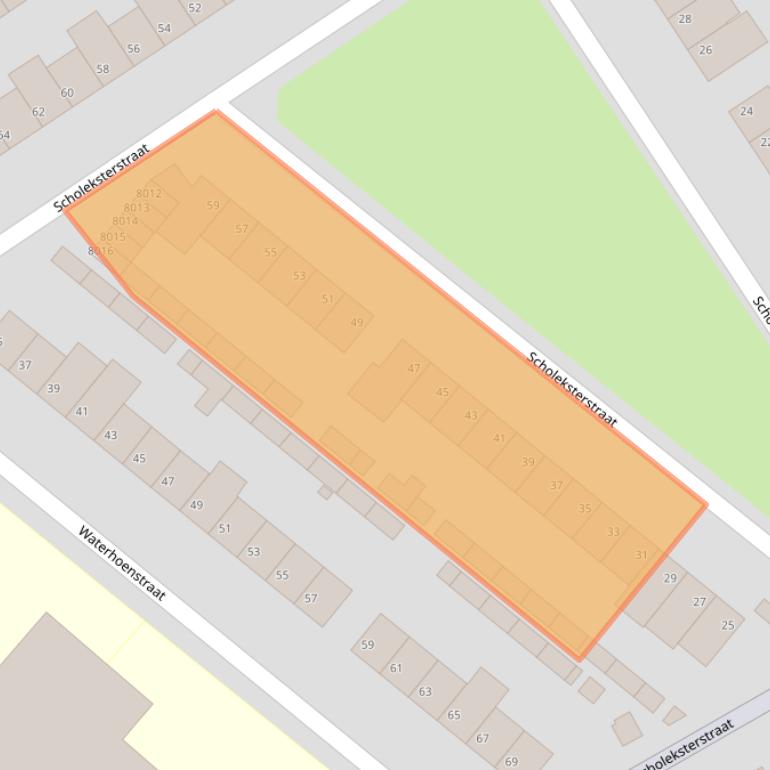 Kaart van postcodegebied 5912XC.