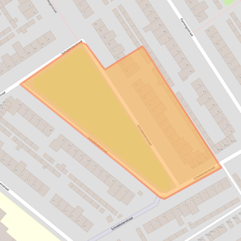 Kaart van postcodegebied 5912XD.