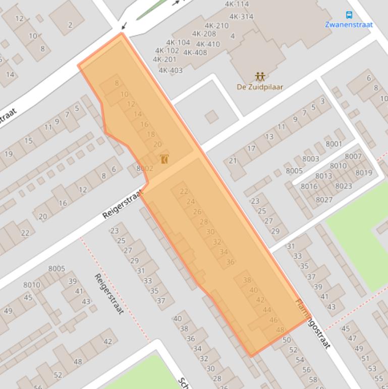 Kaart van postcodegebied 5912XJ.