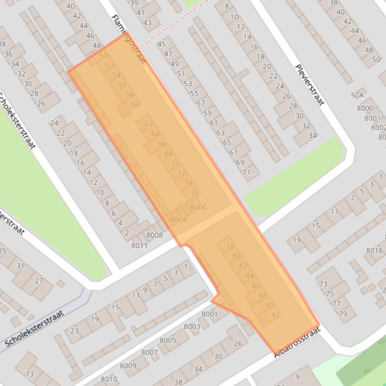 Kaart van postcodegebied 5912XK.