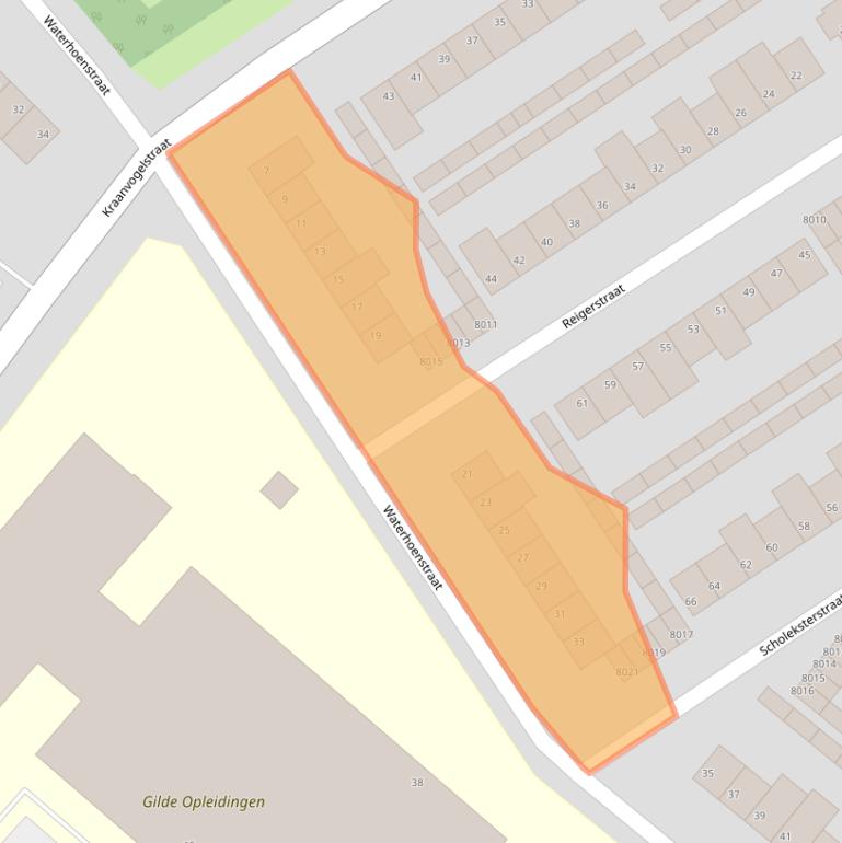 Kaart van postcodegebied 5912XS.