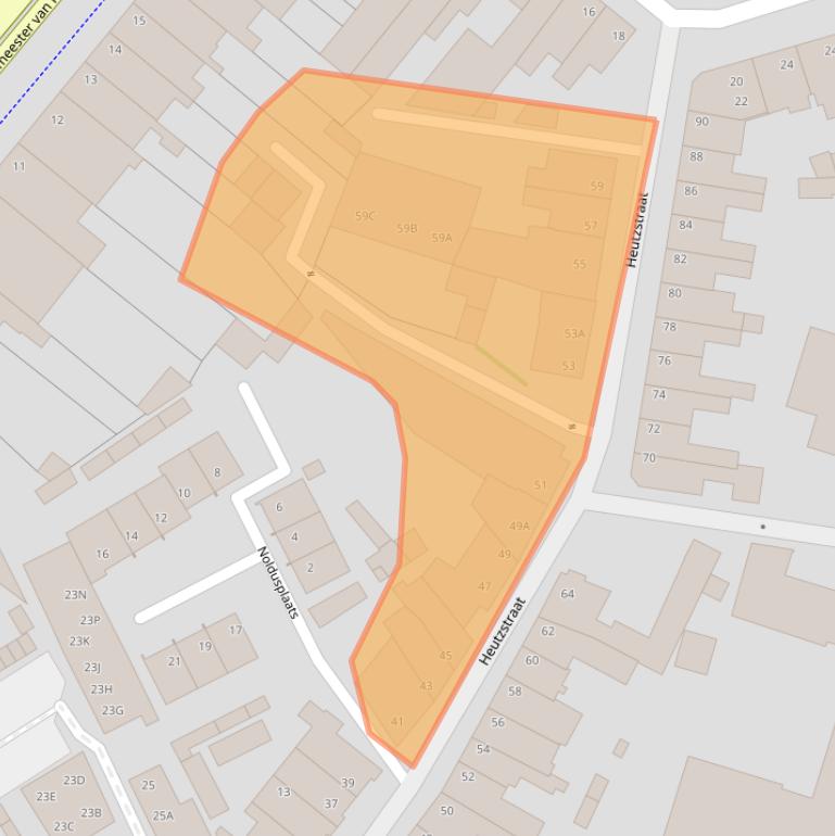 Kaart van postcodegebied 5913AJ.