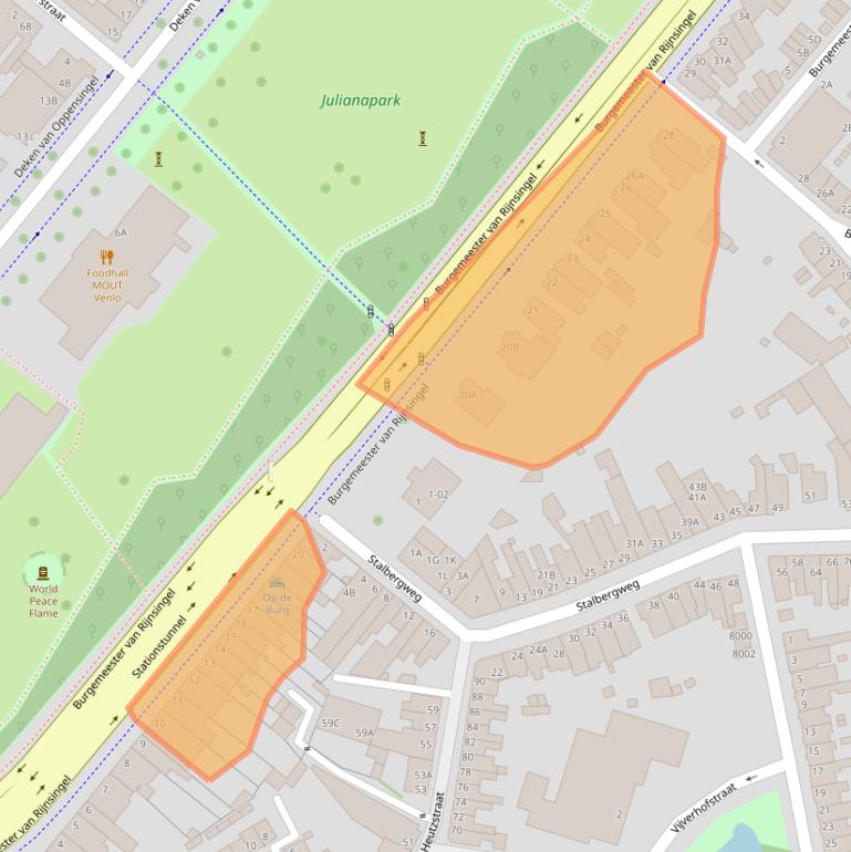 Kaart van postcodegebied 5913AN.