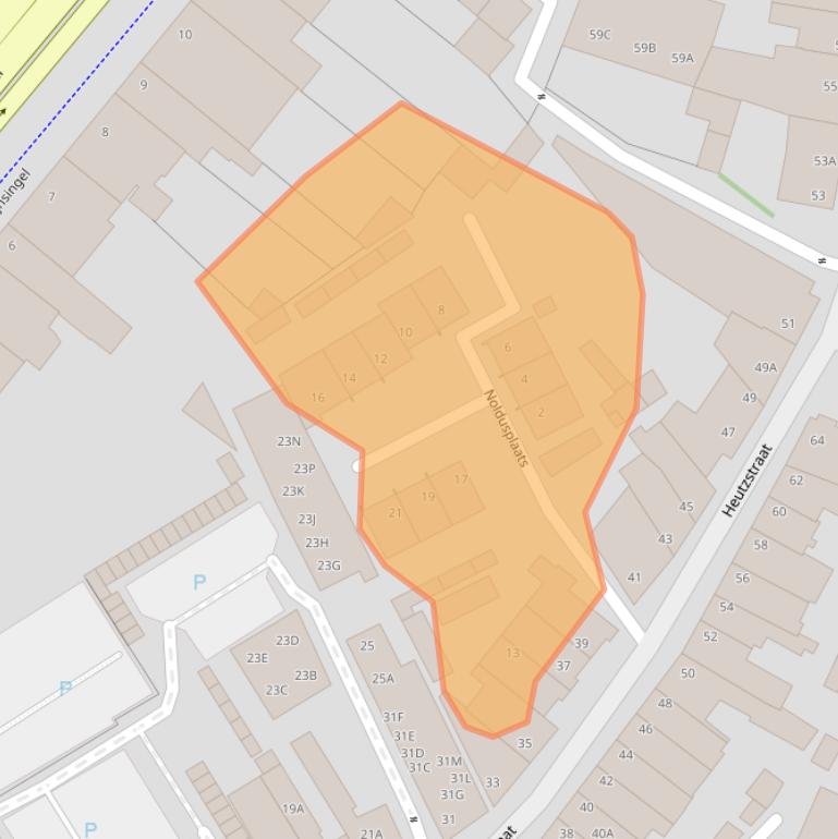 Kaart van postcodegebied 5913AZ.