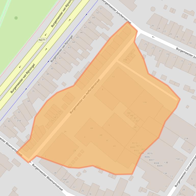 Kaart van postcodegebied 5913BG.