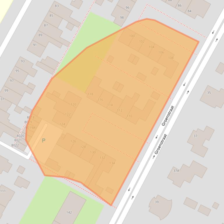 Kaart van postcodegebied 5913CE.