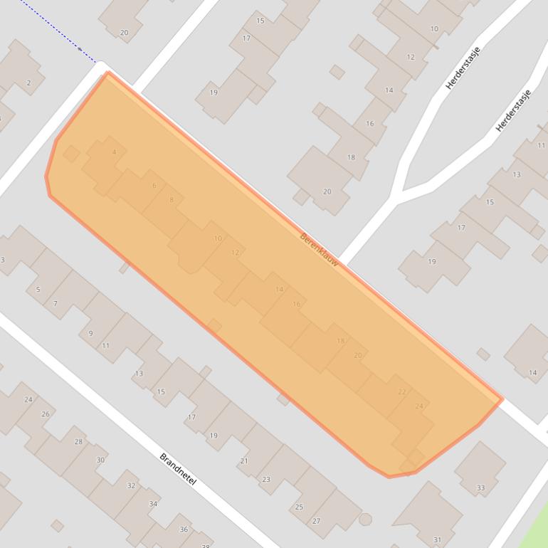 Kaart van postcodegebied 5913DM.