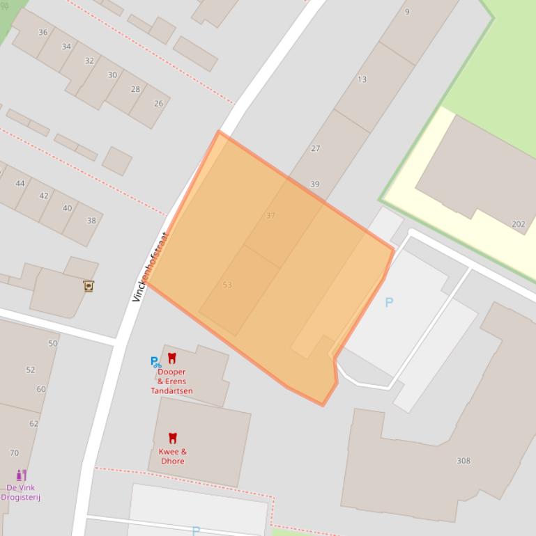 Kaart van postcodegebied 5913EB.