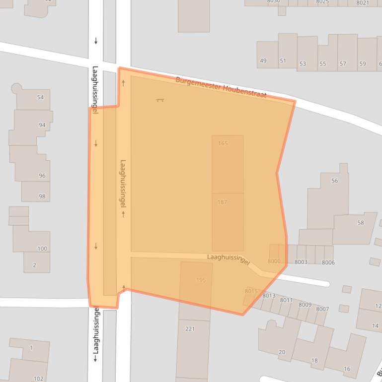 Kaart van postcodegebied 5913EP.