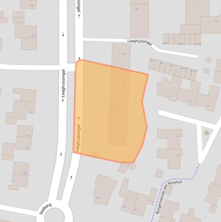 Kaart van postcodegebied 5913ER.