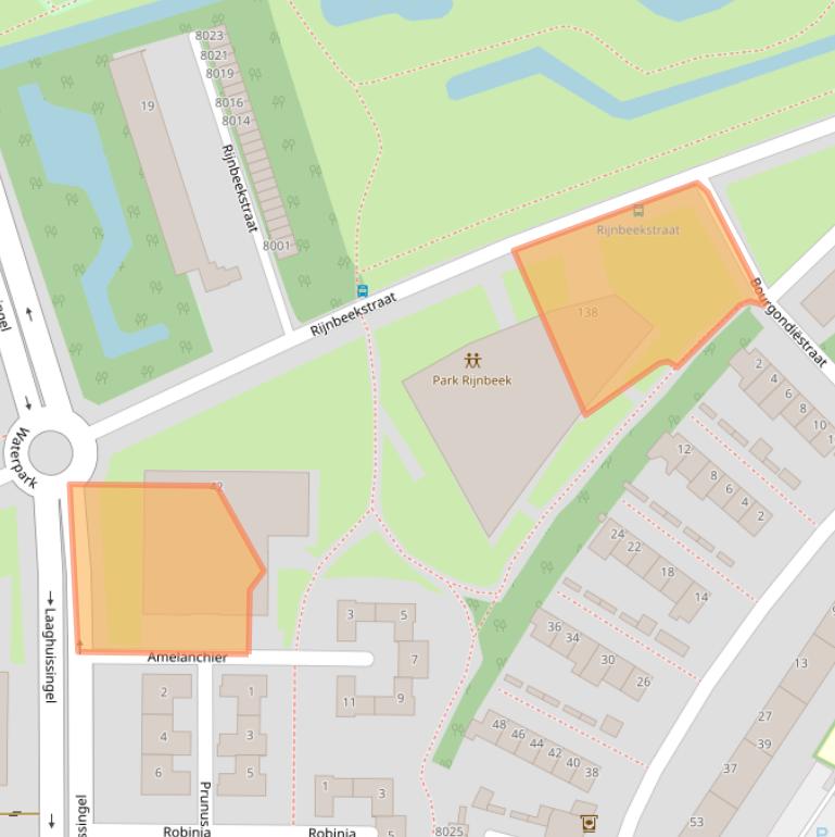 Kaart van postcodegebied 5913GD.