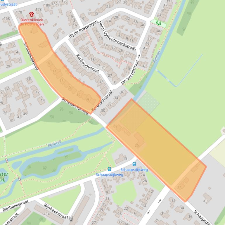 Kaart van postcodegebied 5913GL.