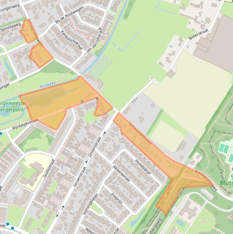 Kaart van postcodegebied 5913GM.