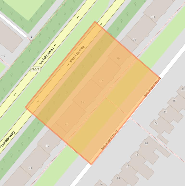 Kaart van postcodegebied 5913HG.