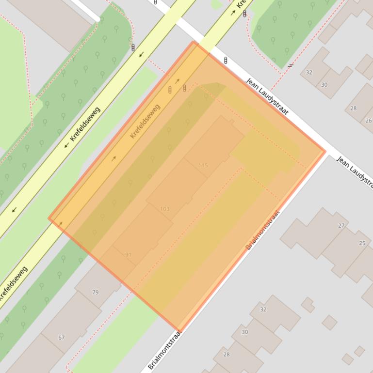 Kaart van postcodegebied 5913HH.