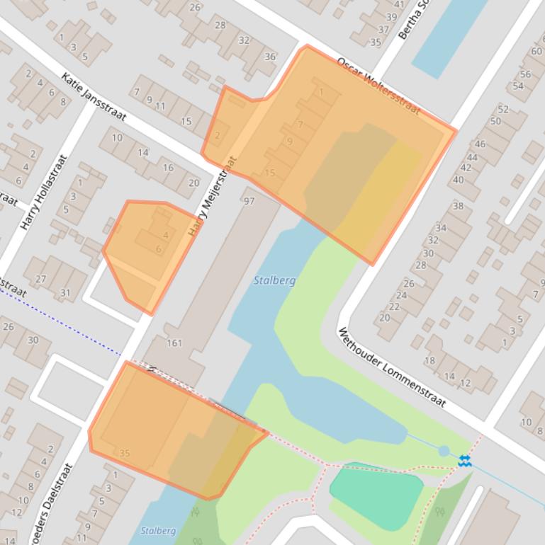 Kaart van postcodegebied 5913RE.