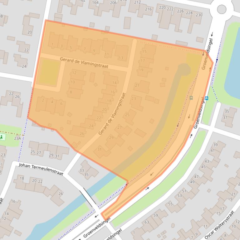Kaart van postcodegebied 5913RV.