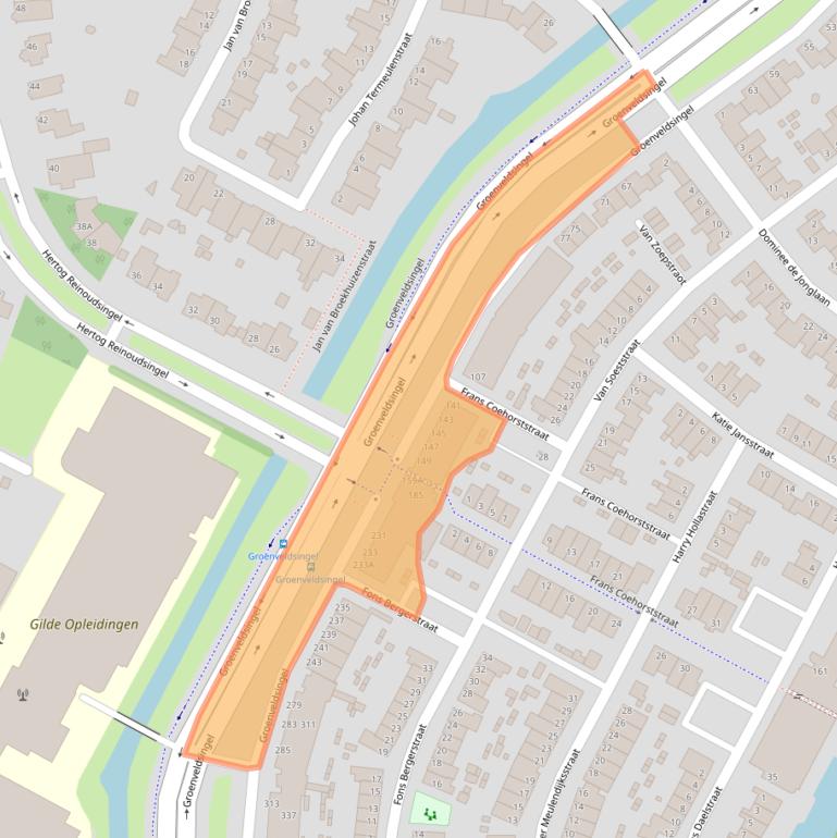 Kaart van postcodegebied 5913SE.