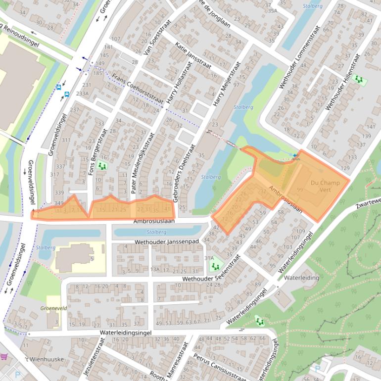 Kaart van postcodegebied 5913SH.