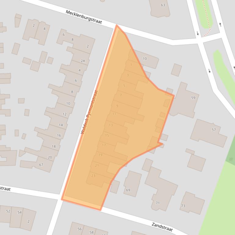 Kaart van postcodegebied 5913TB.