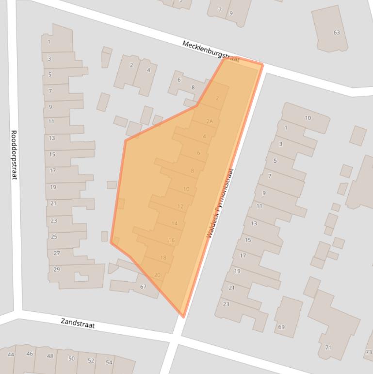 Kaart van postcodegebied 5913TC.