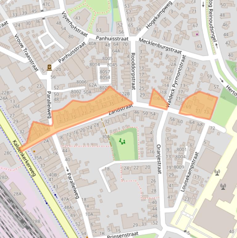 Kaart van postcodegebied 5913TG.