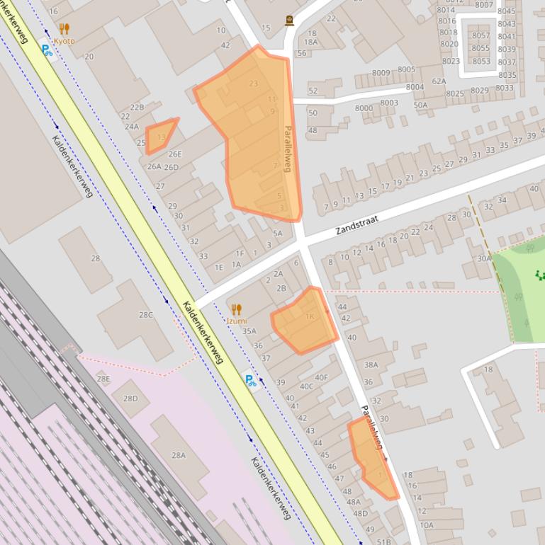 Kaart van postcodegebied 5913TK.