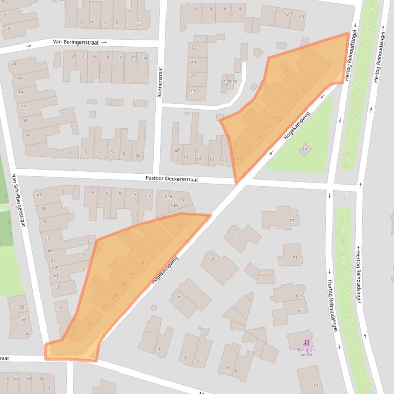 Kaart van postcodegebied 5913TS.