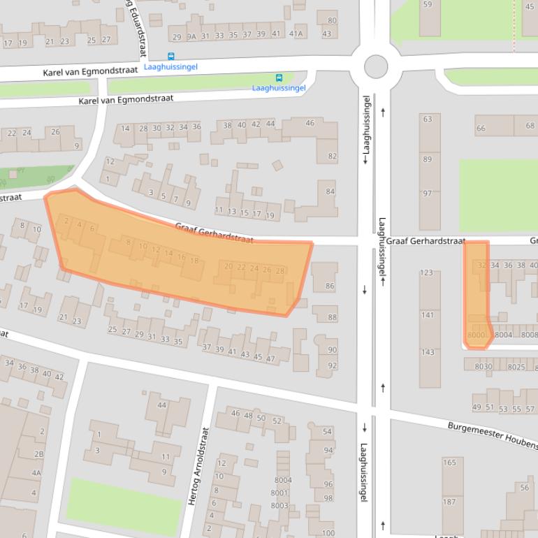 Kaart van postcodegebied 5913VR.