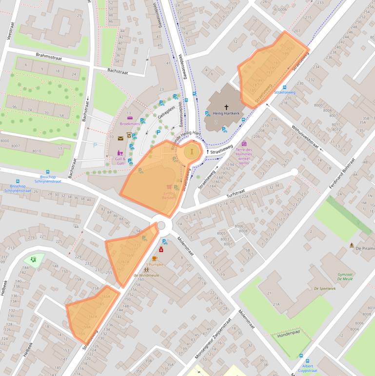 Kaart van postcodegebied 5914AL.