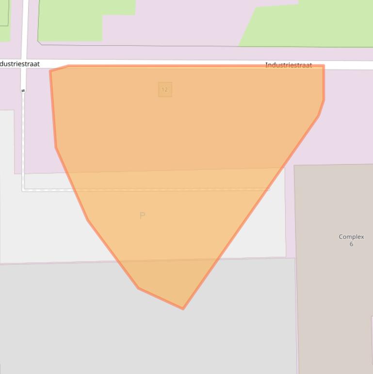 Kaart van postcodegebied 5914BW.